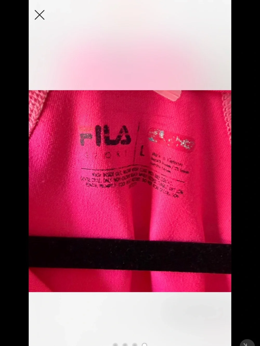 FILA Women's Hot Pink Full-Zip Athletic Jacket